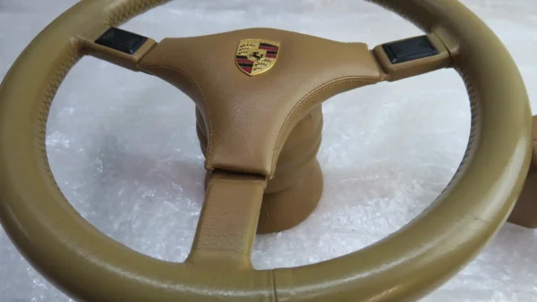 PORSCHE 911 G-Modell Original Leder Lenkrad beige Steering Wheel – Bild 2