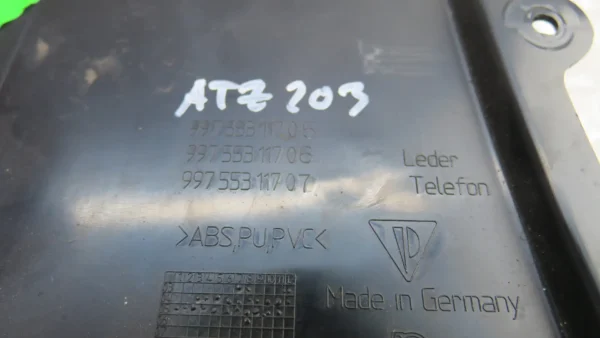 Porsche 997 987 Abdeckung Seitenblende links Kunstleder schwarz 99755311705 – Bild 3